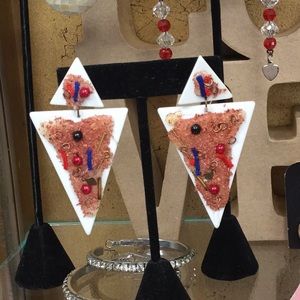 Vintage 80s Earrings NWOT